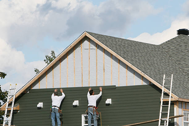 Professional Siding Contractor technician working in Orrstown, PA